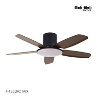 FANCO Ibisco F-1355RC Mix Colour 48" Ceiling Fan with LED Light (DC Motor)