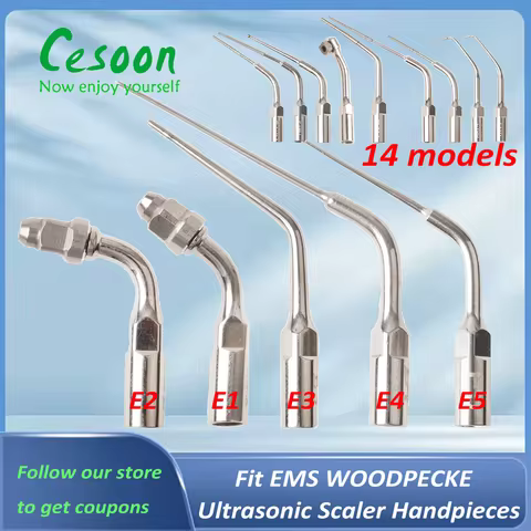 Dental Scaling Tips Root Canal Therapy Needle Fit For EMS & Woodpecker Ultrasonic Scaler Handpieces 