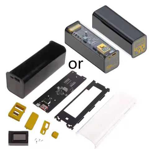 21700 Battery Charger Case DIY Power Bank Box Fast Charging Case for 8PCS 21700 Polymer Battery Char