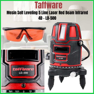 COD Taffware Mesin Self Leveling 5 Line Laser Red Beam Infrared 4D /  LASER level komplit otomatis  