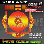 STONE MURAI BIRD CAGE STICKER 76