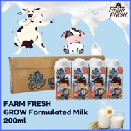 Farm Fresh UHT Milk 200ml per carton (24 PCS) 1 CARTON Susu Segar Farm Fresh UHT /Farm Fresh GROW