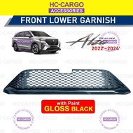 Perodua Alza 2019 - 2025 Sarung Depan Front Lower Grille Grill Honeycomb Mesh Exterior With Paint Ca