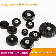 Luggage Wheel Replacement Luggage Trolley Casters Travel Suitcase Universal Roller Wheel Accessories Wheeled Rubber Reel Casters