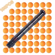 100 Rounds Ball for Nerf Rival Refill Darts Toy Gun Bullets for Rival Outdoor Practice Less Impact XV-700 Bullets Clip Kid Gift