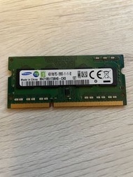 筆電用記憶體 4GB DDR3L-1600 PC3-12800s 三星SAMSUNG 實體拍攝現貨