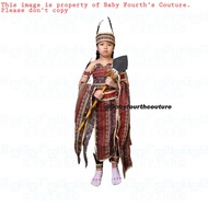 BFCM Buwan ng Wika Katutubo Ifugao Ethnic Attire Traditional Filipino Costume for Girls Kids and Adu