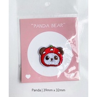 [SG Stock] Country Style Cute Panda Iron on Patch