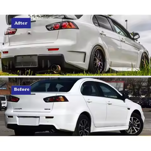 Kit 2009-2017 Upgrade FQ400 Style Front Rear Bumper Side Skirts Car bumpers High Quality PP Material