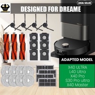 For Dreame L40 UItra/X40 Pro/S30 Pro ultra/X40 Master Robot Vacuum Cleaner Replacement Main Side Bru
