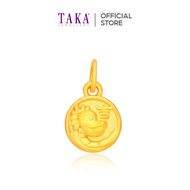 TAKA Jewellery 999 Pure Gold Pendant Dragon