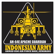 Indonesian Army AH-64E Guardian 1 Cutting Sticker
