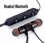 Promo Headset / Handsfree Bluetooth kabel VIVO, OPPO, XIOMI, SAMSUNG Magnet Earphone Handsfree bluet