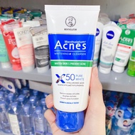 [HCM]Sữa rửa mặt dưỡng trắng da- ngừa khuẩn mụn Acnes Pure White