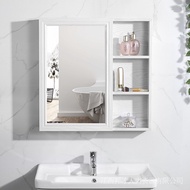 🇸🇬Free shipping🇸🇬 Ace bathroom Space Aluminum Light Luxury Smart Bathroom Mirror Cabinet With Rack Mirror Bathroom Toilet Wall-Mounted Sto