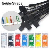COMOWANR7 100pcs Cable Tag Plastic Label Tag Labels Markers Mesh Wire Marker Colorful Tag