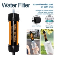 Camper Water Filter Straws Emergency Survival Kit Hiking Water Filtration System for Camping and Hik
