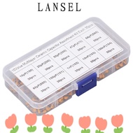 LANSEL1 300PCS Monolithic Ceramic Capacitor, 10PF To 100NF 10 Value Ceramic Capacitor, storage box 5