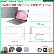 Combo PPF & Skin Carbon mặt lưng mặt bàn phím mặt đế Laptop Lenovo Legion Gaming Ideapad Thinkbook T