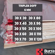 6mm Doff Melamine Plywood 1 Face Single Face Custom Plywood Multiplex Width 30cm Length 30-120cm