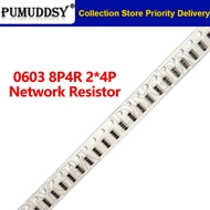 100pcs 0603 2*4 8P4R 2*4P 5% Network Resistor SMD array 1K ~ 1M 1K 2K 3K 4.7K 6.8K 10K 47K 100K 200K