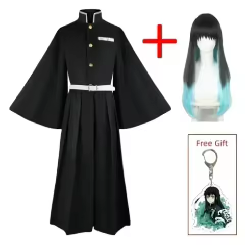 Aime Tokitou Muichirou Cosplay Costume démon tueur Cosplay Kimetsu No Yaiba Kisatsutai uniforme perr
