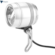 HCYEOU Headlight Horn, 2 in1 LED Headlight & Horn Bright E-Bike Headlight, Durable Aluminum Alloy wi