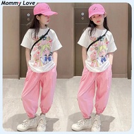 MML hildrens Fashion 2PCS(Blouses+Pants)High Quality korean style pants for kids girl casual clothes