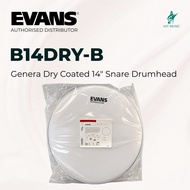 Evans Genera Dry Coated 14" Snare Drumhead / B14DRY-B