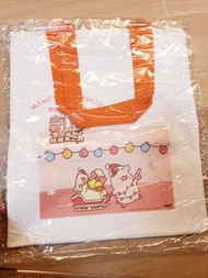 Lulu豬聖誕環保袋tote bag