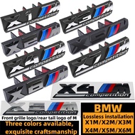 BMW X1M/X2M/X3M/X4M/X5M/X6M/X7M/X8M Car Logo Black Front Grid Logo X1MC/X2MC/X3MC/X4MC/X5MC/X6MC/X7M