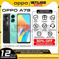 Hp Oppo A78 RAM 8 Original 50MP Kamera 67W SUPERVOOC 5000mAh Baterai Oppo terbaru 2023 Garansi Resmi