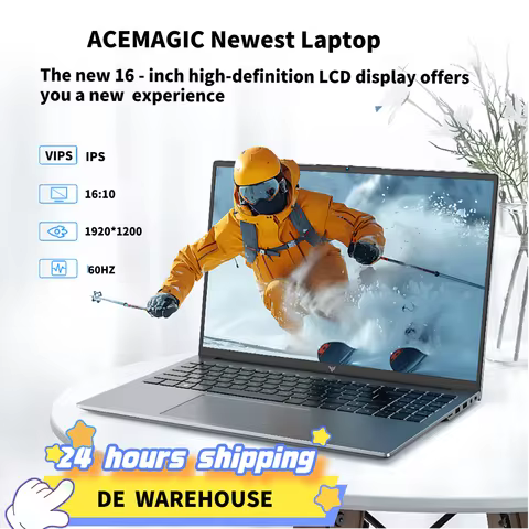 ACEMAGIC Gaming Laptop AMD Ryzen 9 6900HX 16GB LPDDR5 RAM 512GB PCIe SSD Upgradable 16" FHD Display 