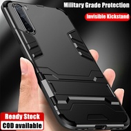 For OnePlus Nord AC2001 AC2003 Slim Dual Layer Heavy Duty Protective Hidden Kickstand Military Grade