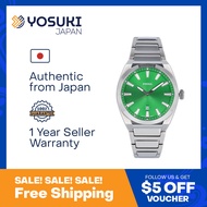 FOSSIL Quartz FS5983 EVERETT Simple Date Green Silver Stainless  Wrist Watch For Men from YOSUKI JAPAN / FS5983 (  FS5983   FS5 FS59   )