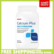 GNC Calcium Plus （EXP 2028) 1000mg with Magnesium & Vitamin D3 180 Caplets