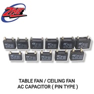 TABLE FAN CEILING FAN AC CAPACITOR / FAN CAPACITOR / KAPASITOR KIPAS ANGIN / MESIN / MESIN BASUH ( P