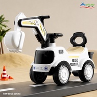 OTOMO Kids Multifunctional Ride On Excavator Digger Toys Push Car with Music Kereta Mainan Budak