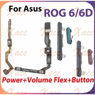 For Asus ROG Phone 6 6D ZS630KL Power volume ON OFF button flex switch output side button ribbon fle