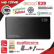 แบตเตอรี่สำรอง EIoop รุ่น E29 ความจุแบต 30000 mAh ชาร์จเร็ว PD 66W QC3.0 Power Bank Fast Quick Charg