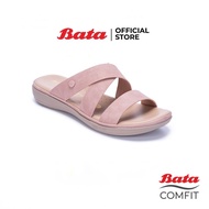 Bata Comfit บาจา คอมฟิต รองเท้าแตะผู้หญิง รองเท้าเพื่อสุขภาพ รองเท้าแตะเสริมสุขภาพ สูง 1 นิ้ว สำหรับผู้หญิง รุ่น Cecilia สีชมพู 6615280