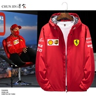 F1 Ferrari Team Casual Jacket Long Sleeve Windproof Jacket Charge GP Racing Suit Top