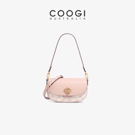 กระเป๋าสะพายข้าง COOGI สำหรับผู้หญิง กระเป๋าสะพายข้างใต้วงแขน กระเป๋าสะพายข้างแบบหนังผสมสไตล์ยุโรปแล