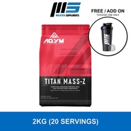 Agym Nutrition Titan Mass (2kg) - Protein Mass Vitamin