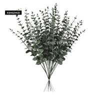 36 Pieces of Eucalyptus Stems Artificial Eucalyptus Leaf Stems True Gray  Leaf Branches