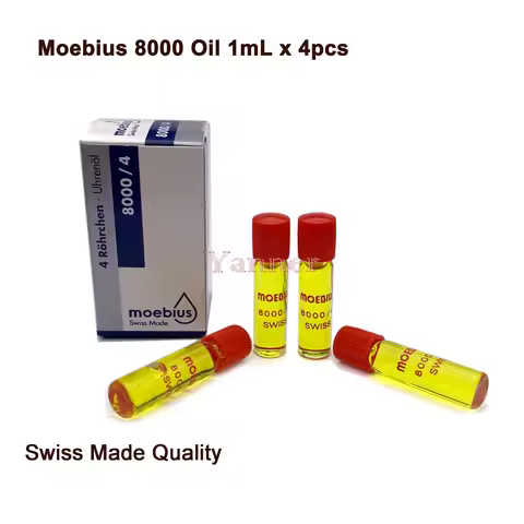 Moebius 8000 Oil 1mL X 4pcs Special Watch Quartz Oil - Professional Oil Watch Repair Tools for Watch