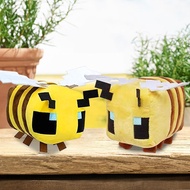 Minecraft Bee Plush Toy Game Figure Bee Plushie Cartoon Bee Plush Doll Pillow for Bed Sofa Decor Gam