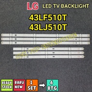 LG 43LF510T / 43LJ510T LED TV BACKLIGHT BARU NEW READY STOCK 43LF510T.ATS 43LJ510T.ATS