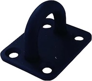 Daidohant Eye Plate, Matte Black/Iron, 0.2 inch (6 mm) (HA-814) (A) 1.6 x (B) 1.4 x (C) 0.7 inches (