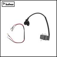 LUOLVUO Chainsaw Ignition Coil, Black With Wire Ignition Coil Module, Metal Compact Easy Installatio